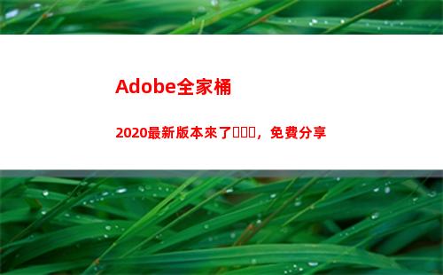 Adobe全家桶2020最新版本來了，免費分享(adobe全家桶正版多少錢)